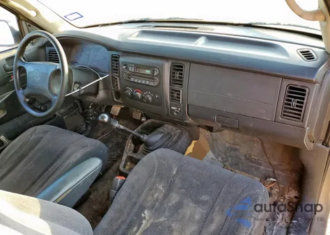 2004 Dodge Dakota Sxt из США, поврежденный, VIN 1D7GL12K34S538511